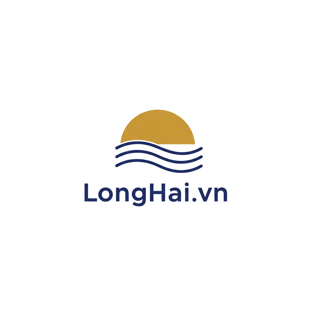 Toàn cảnh biển Long Hải xanh biếc từ trên cao